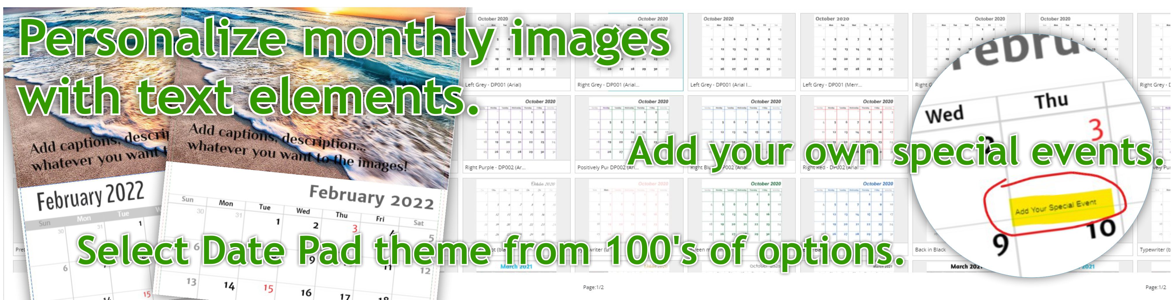 Personalized Business Promotional Calendars