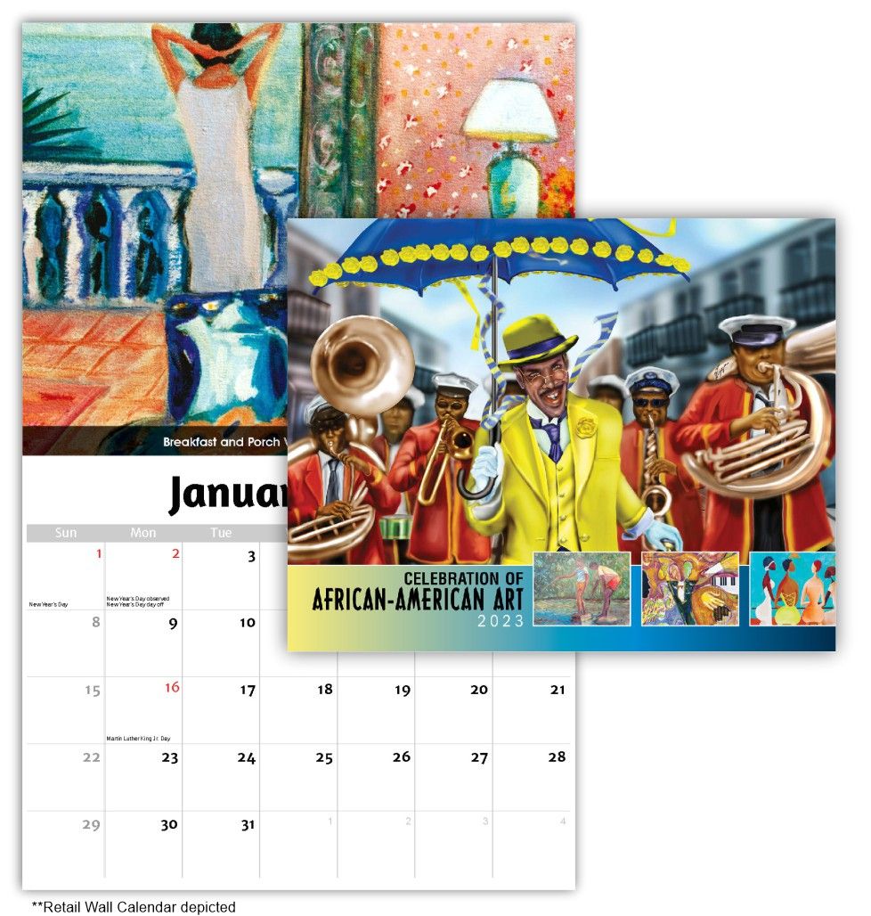 Celebration of African American Art Wall Calendar Quality Wall Calendar Gift - Celebration of African-America Art Wall Calendar