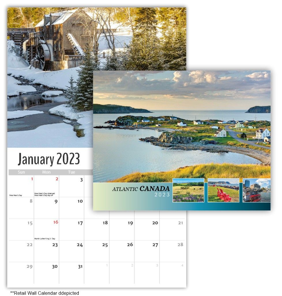 Scenes of Atlantic Canada Wall Calendar Scenes of Atlantic Canada Wall Calendar - Quality Wall Calendar Gift