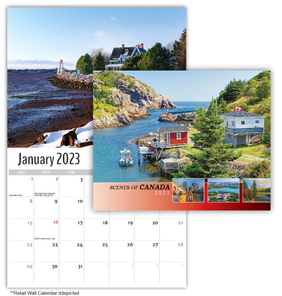 Scenes of Canada Wall Calendar Scenes of Canada Wall Calendar - Quality Wall Calendar Gift