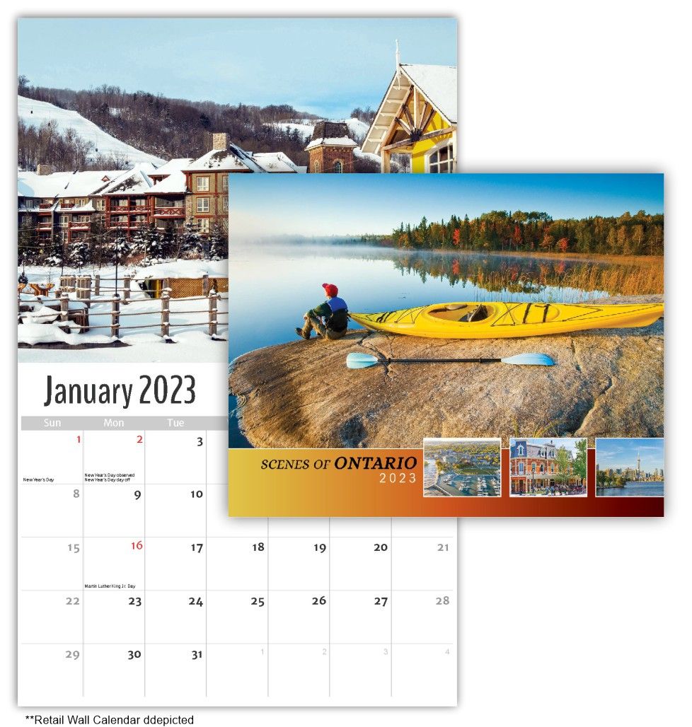 Scenes of Ontario Wall Calendar Scenes of Ontario Wall Calendar - Quality Wall Calendar Gift