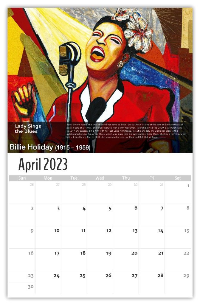 2023 Wall Calendar Black History A Celebration