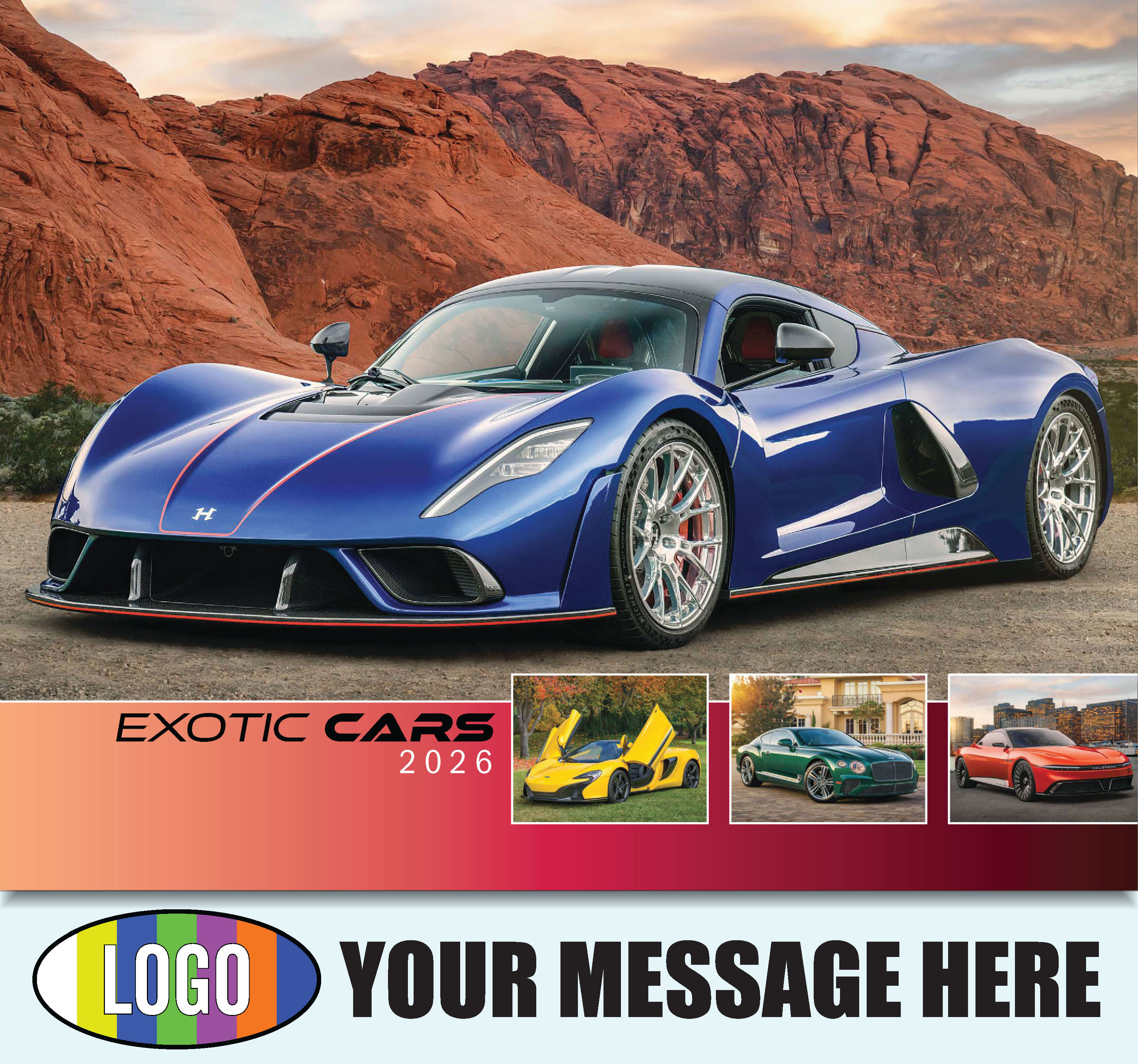 Exotic Cars Business Promotion Calendar
