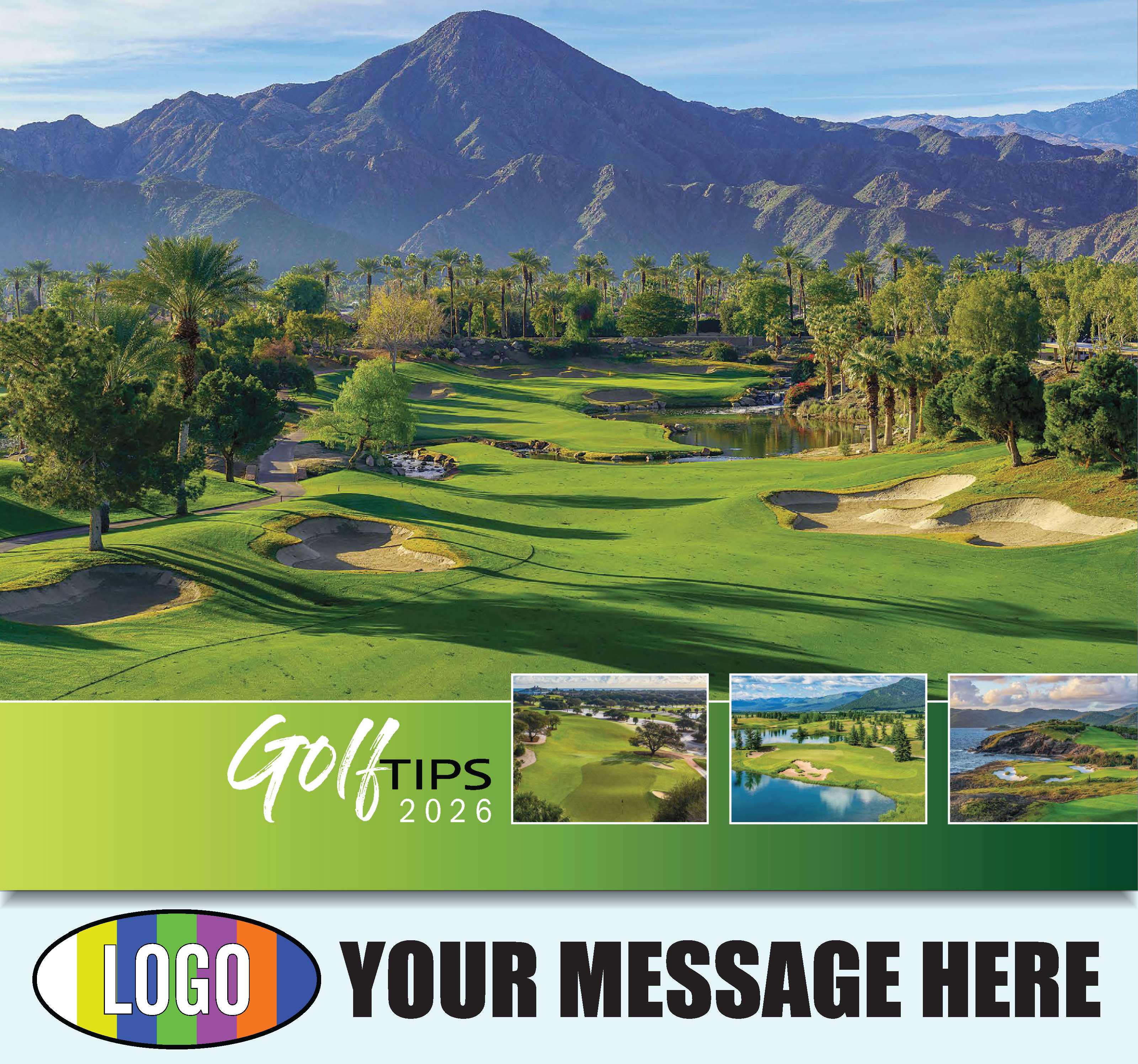 Golf Tips, Quips and Holes Business Promotion Calendar