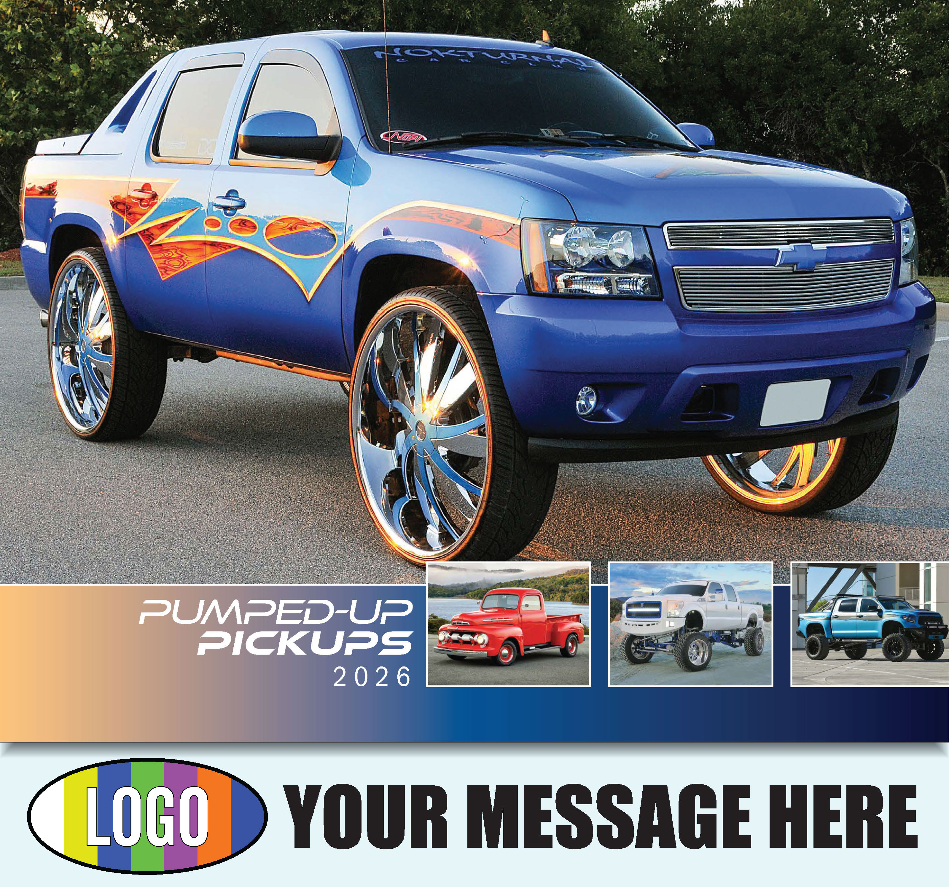 Pumped-Up Pickups Business Promotion Calendar