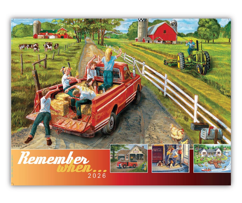 Quality Wall Calendar Gift - Remember When 2025 calendar