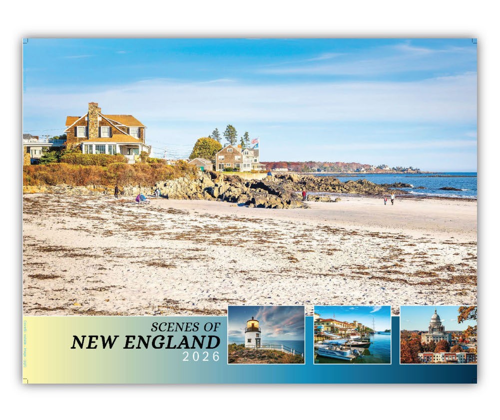 Quality Wall Calendar Gift - Scenes of New England 2025 calendar