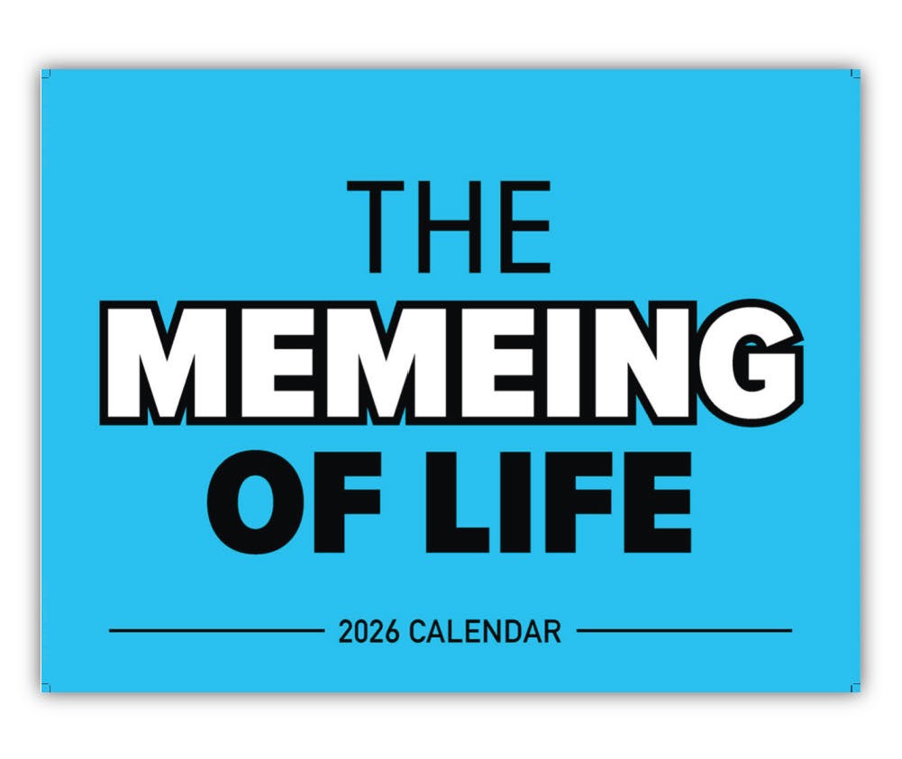 Quality Wall Calendar Gift - The Memeing of Life 2025 wall calendar