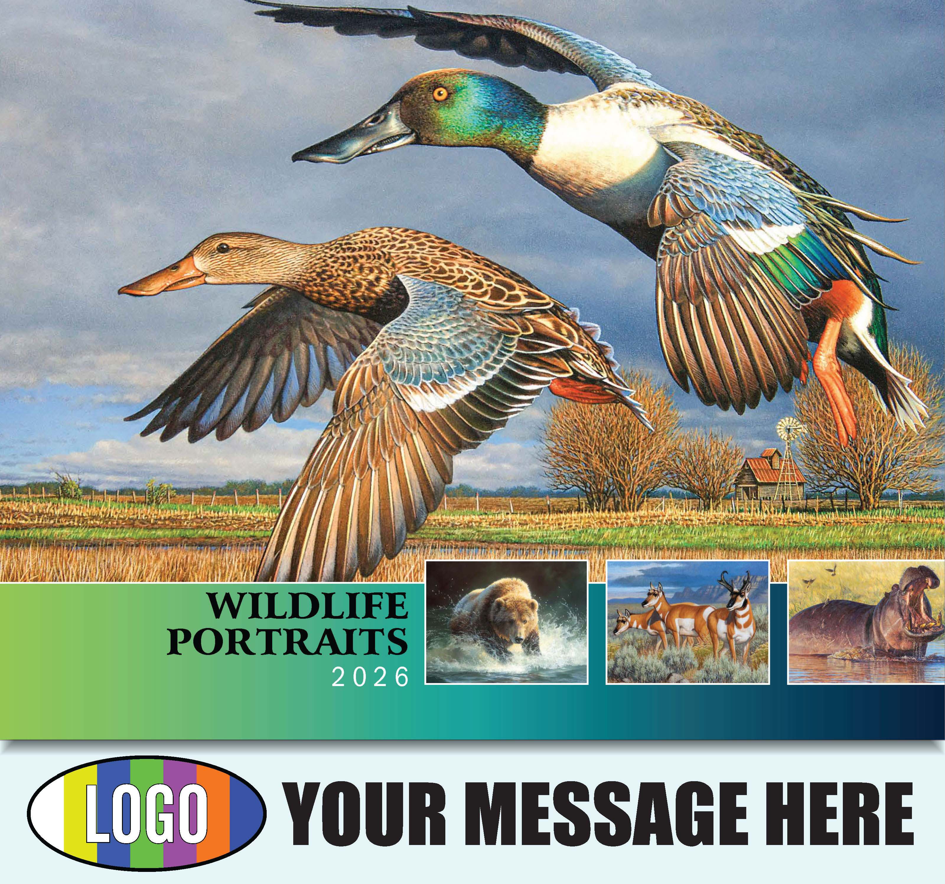 Wildlife Portraits Business Promotion Calendar