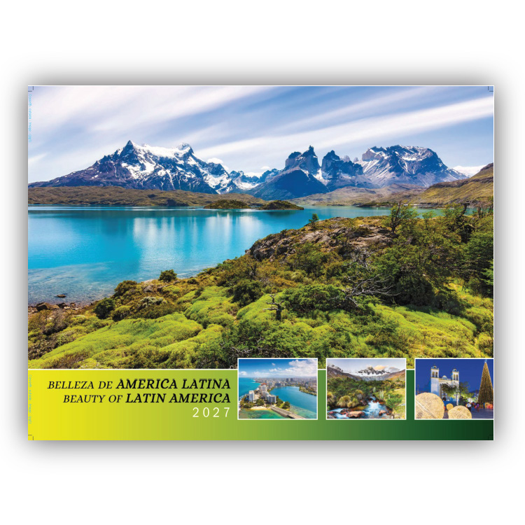 Quality Wall Calendar Gift - Beauty of Latin America 2025 Calendar