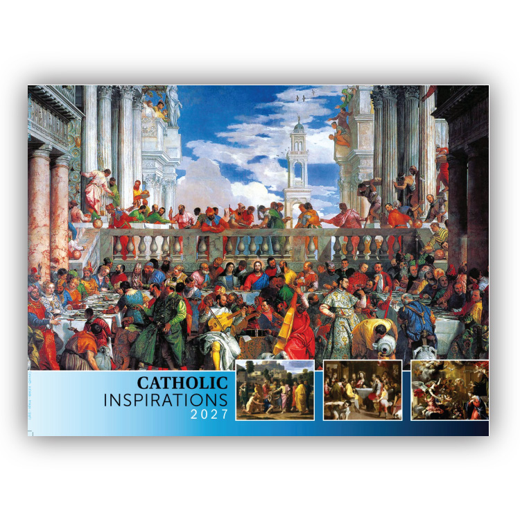 Quality Wall Calendar Gift - Catholic Inspirations 2025 calendar