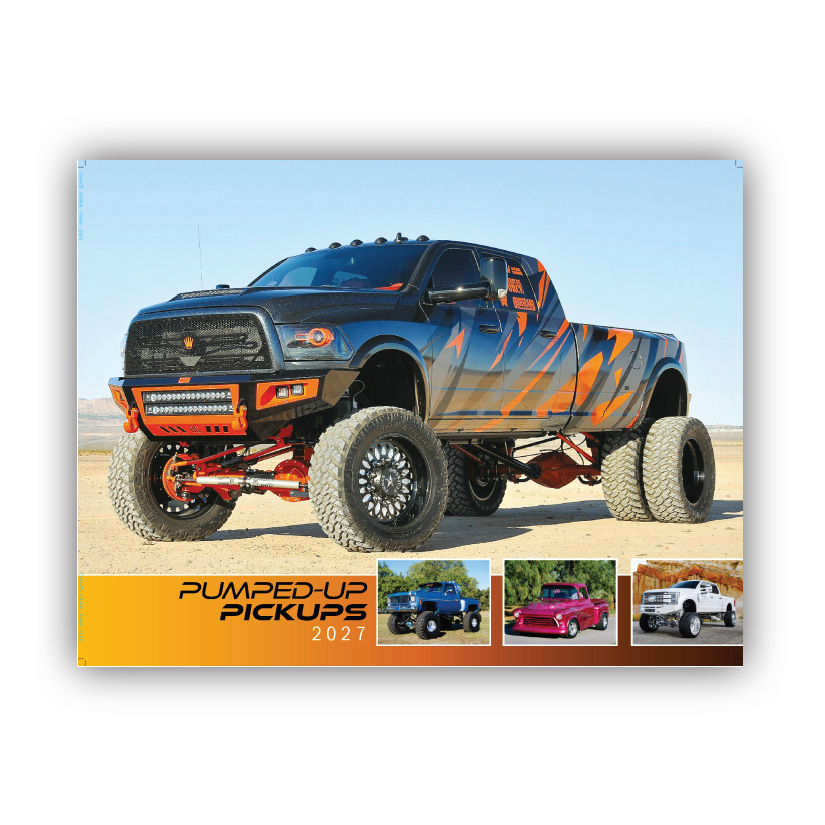Pumped-Up Pickups Wall Calendar