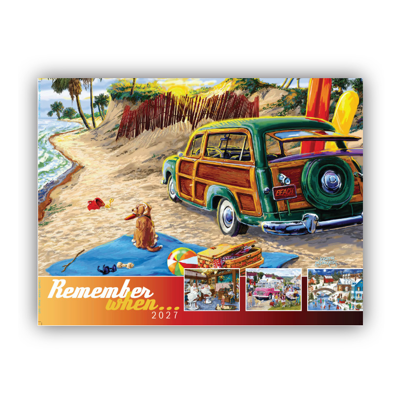 Quality Wall Calendar Gift - Remember When 2025 calendar