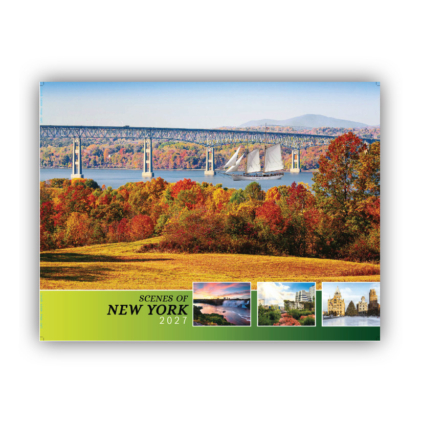 Scenes of New York Wall Calendar