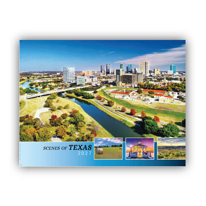 Scenes of Texas Wall Calendar