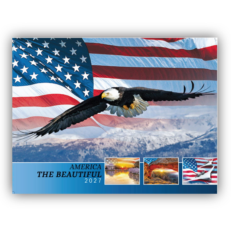 Quality Wall Calendar Gift - America the Beautiful 2025 Calendar