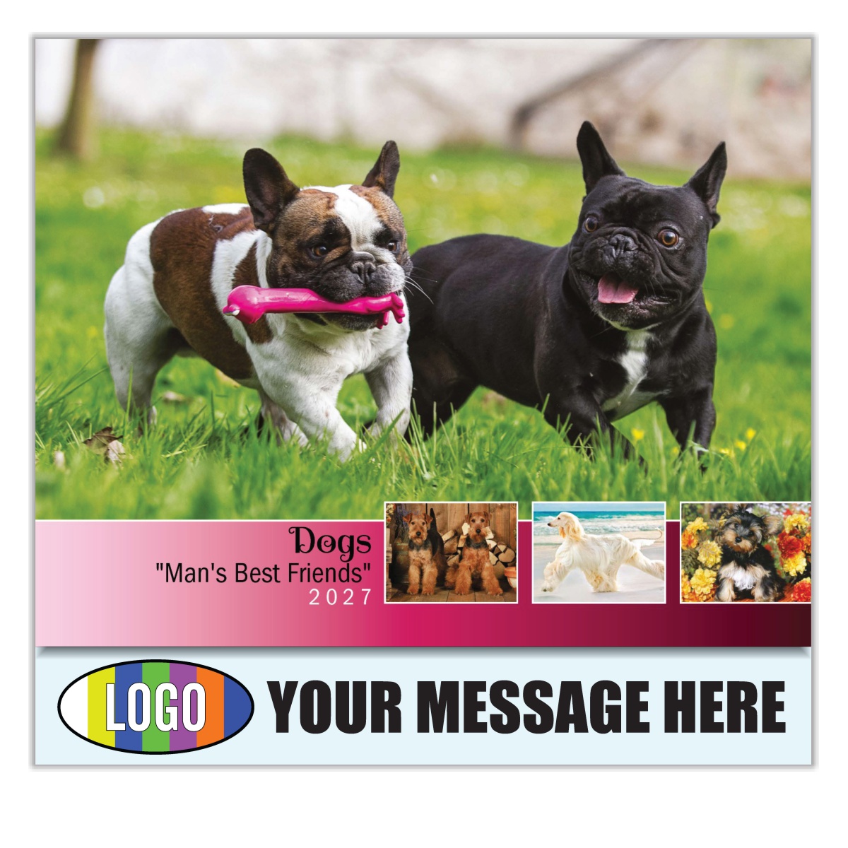 Dogs, "Man's Best Friend" Business Promotion Calendar