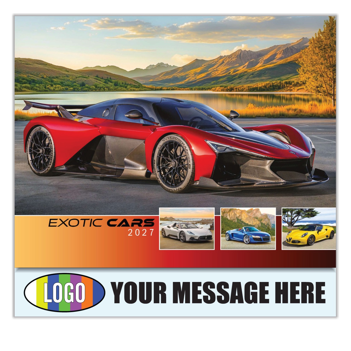 Exotic Cars Business Promotion Calendar