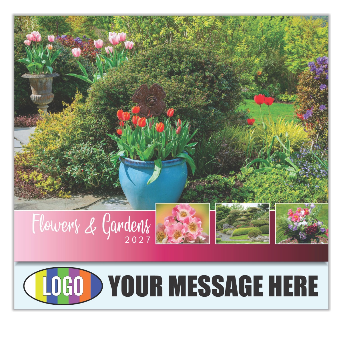 Flowers and Gardens Business Promotion Calendar