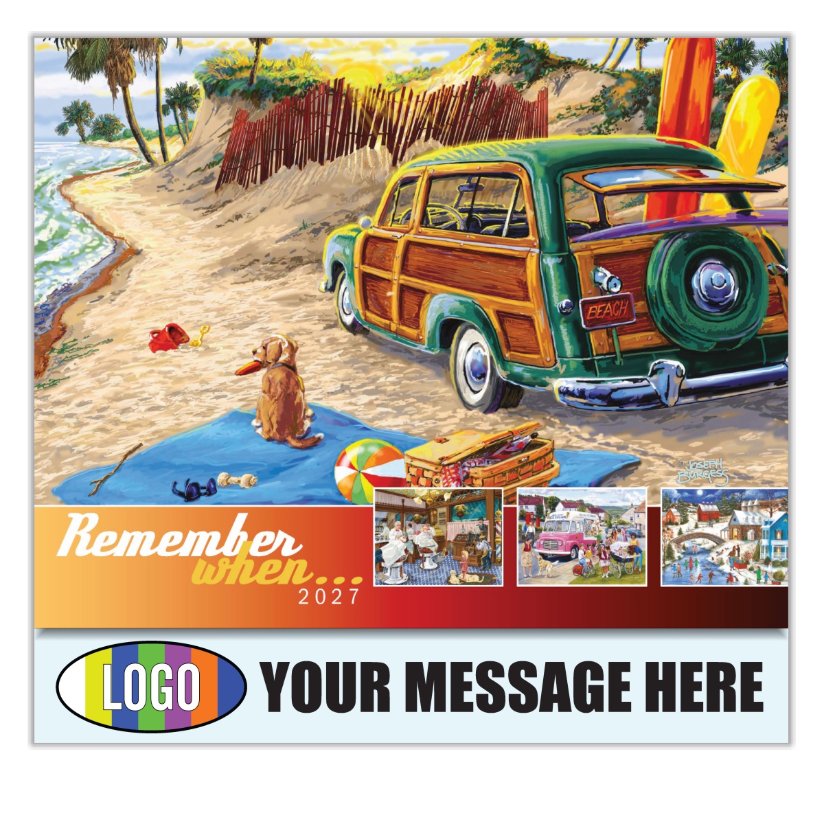 Remember When Business Promotion Calendar