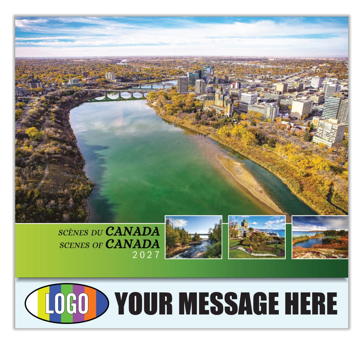 Scenes of Canada Bilingual Business Promotion Calendar