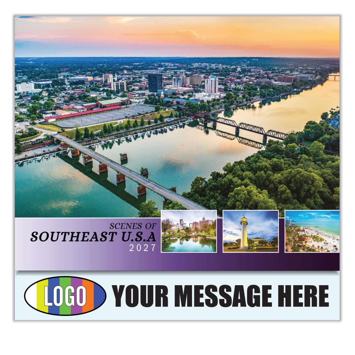 Scenes of Southeast USA Business Promotion Calendar