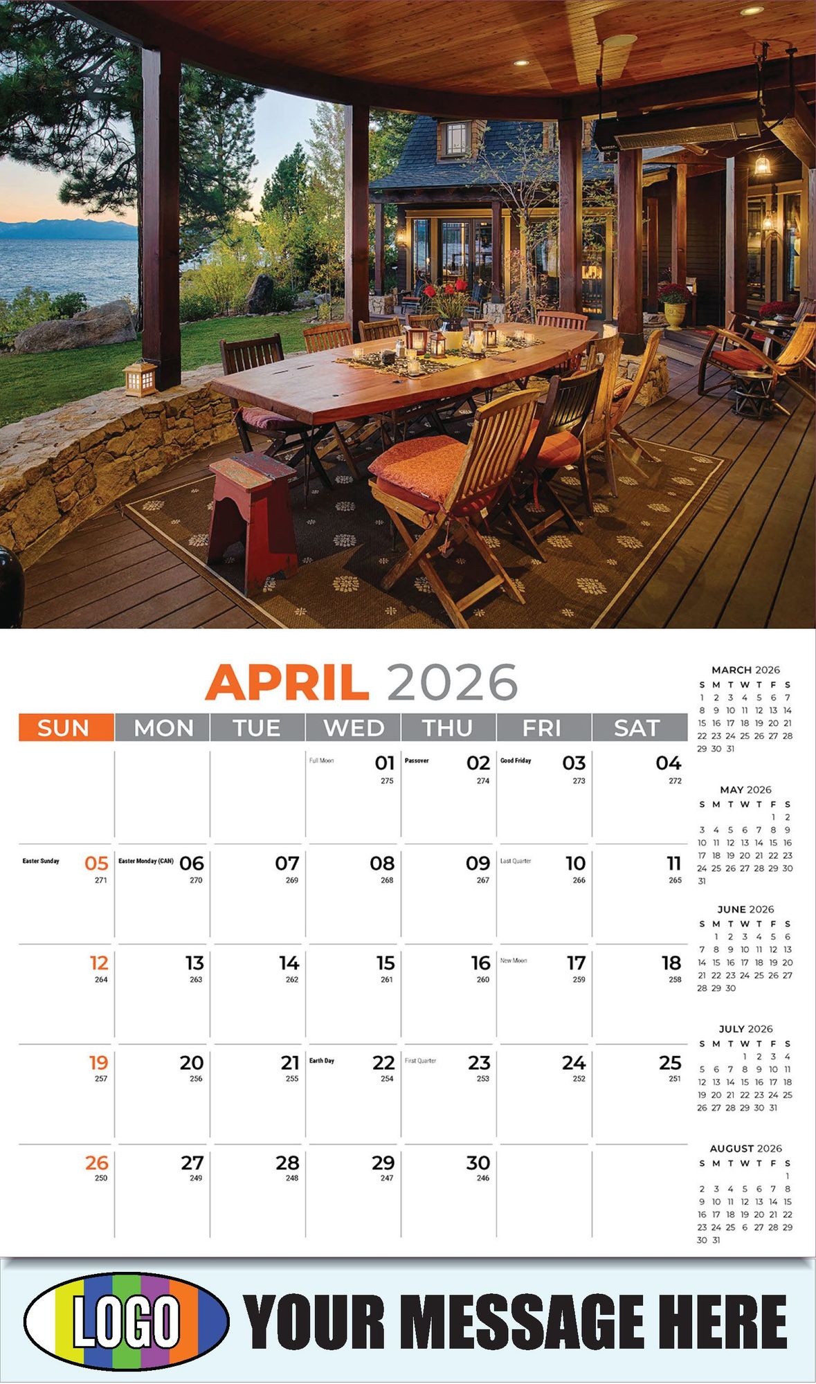 2026 Luxury Homes Business Promotional Calendar