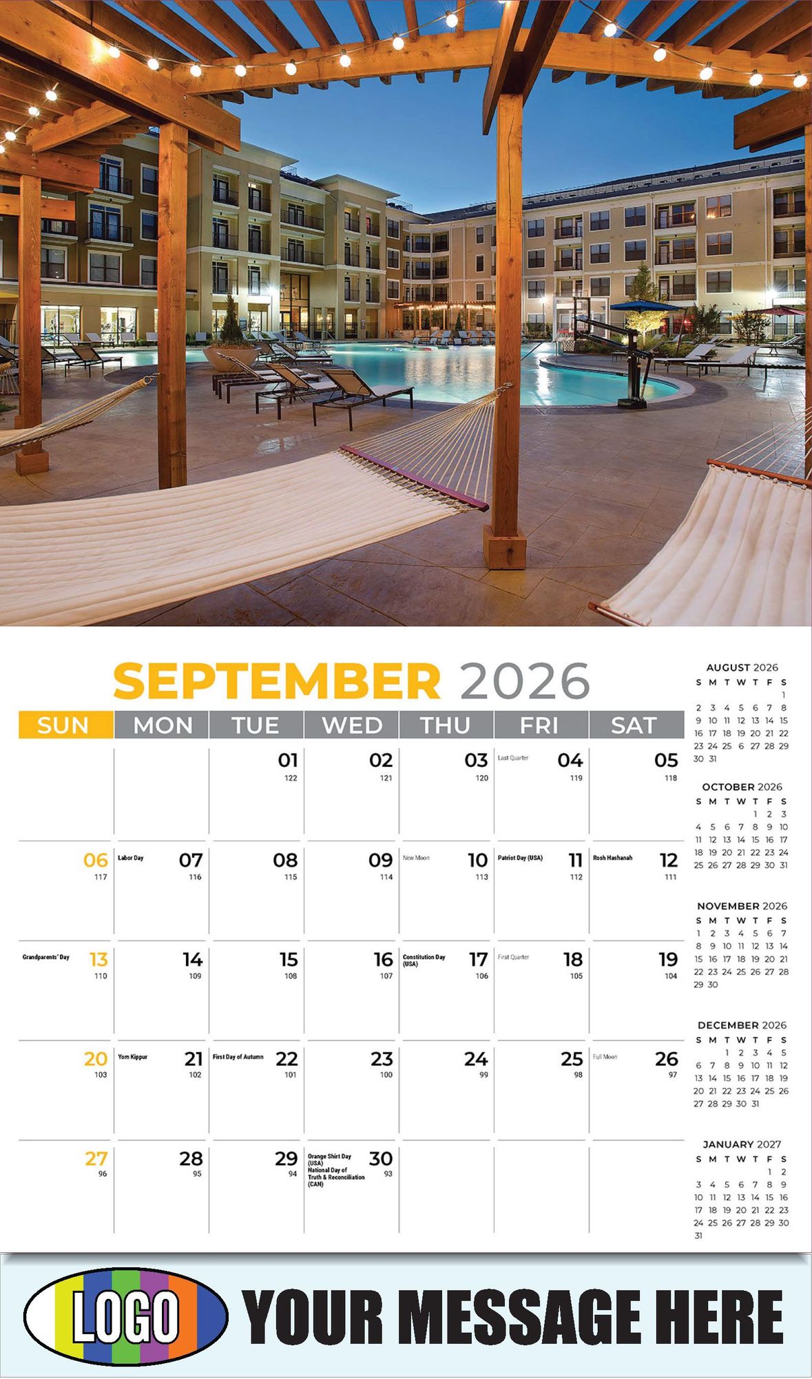 2026 Luxury Homes Business Promotional Calendar
