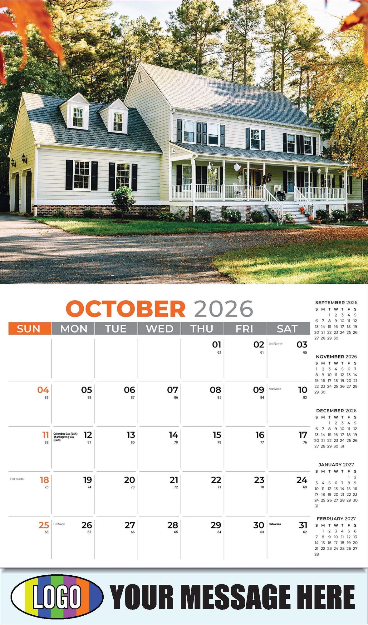 2026 Luxury Homes Business Promotional Calendar