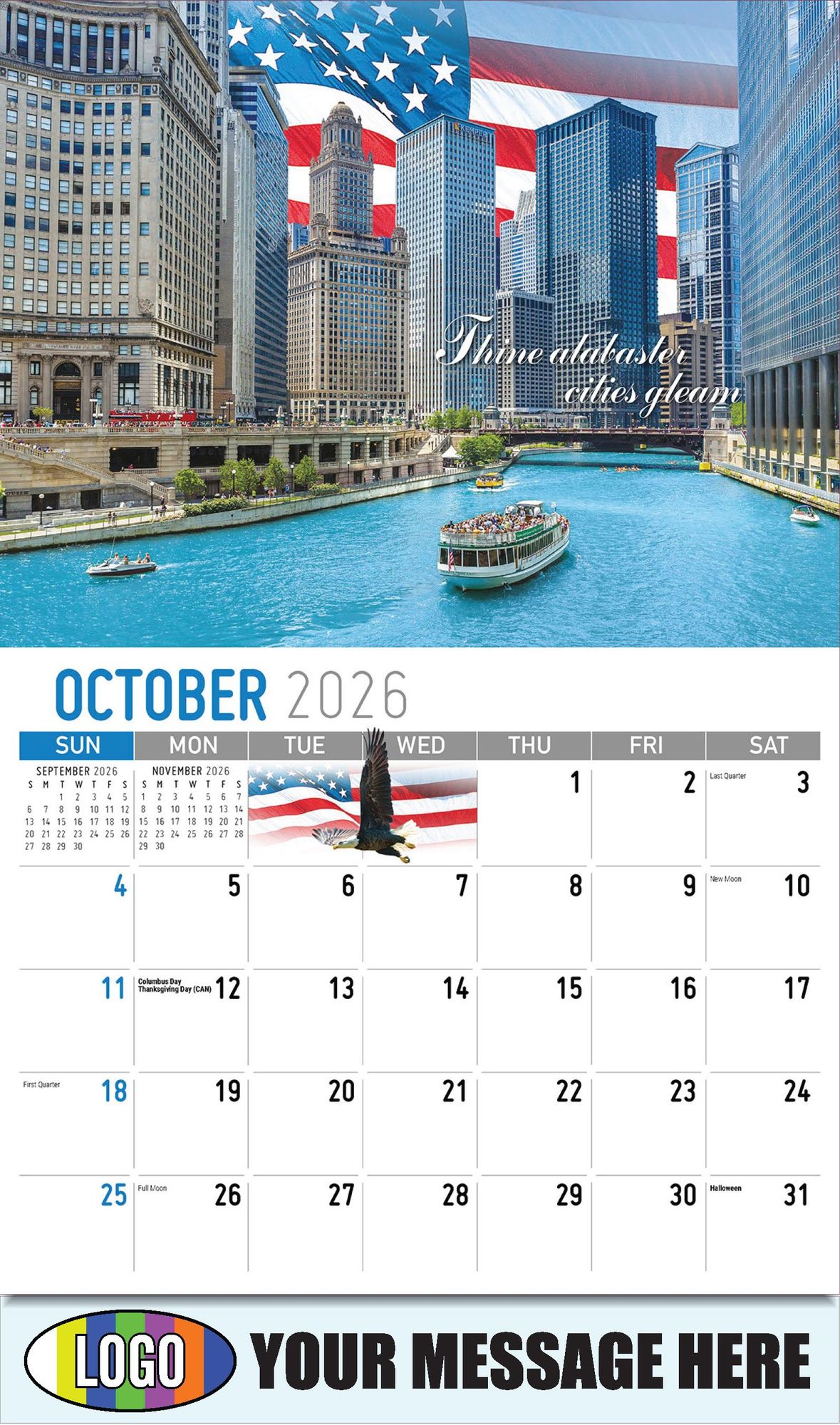 2026 America the Beautiful Business Promotional Calendar