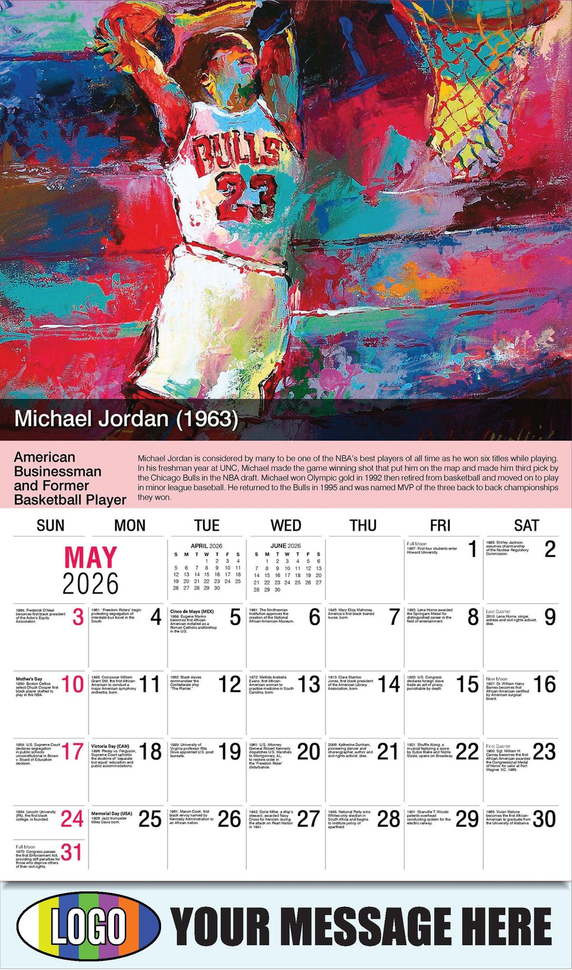 2026 Black History Business Promotional Calendar