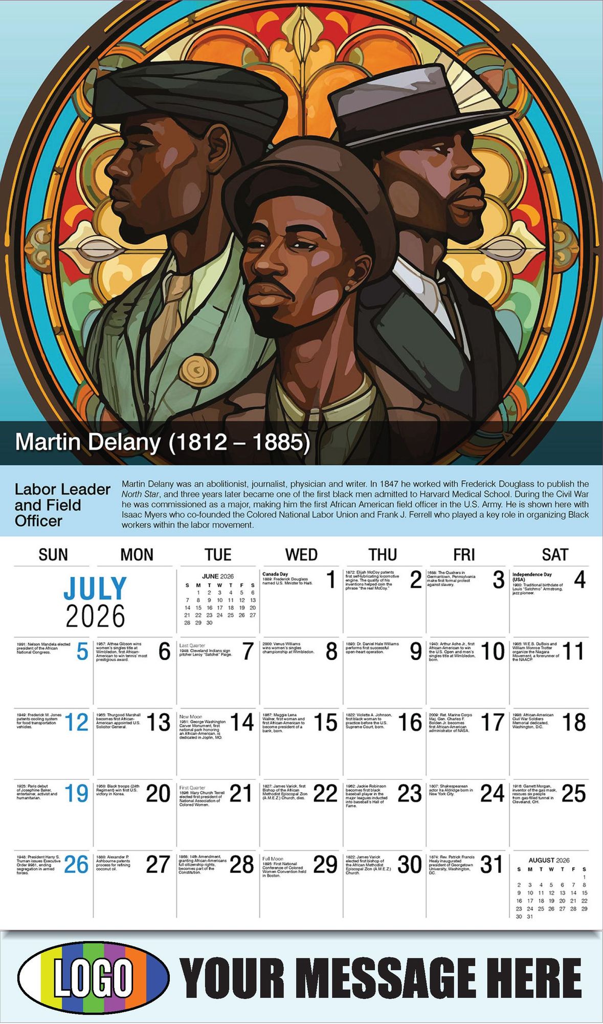 2026 Black History Business Promotional Calendar