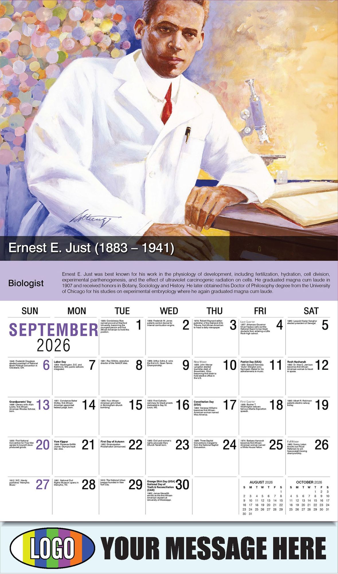 2026 Black History Business Promotional Calendar