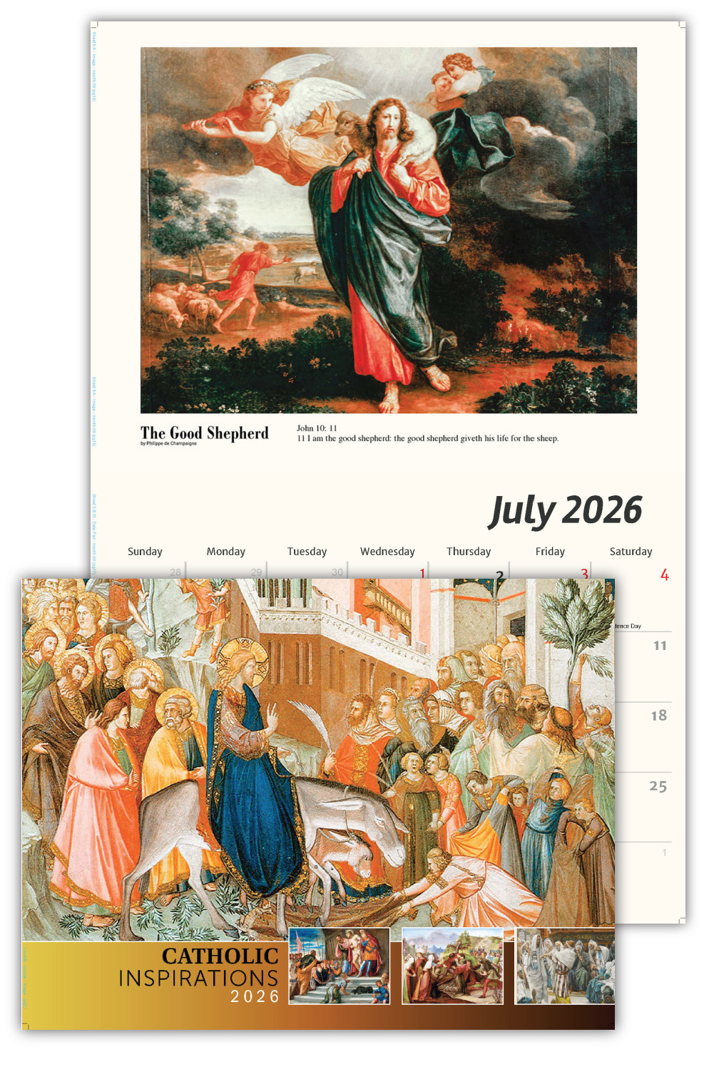 2026 Catholic Inspirations wall calendar