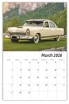 2026 Classic Cars wall calendar