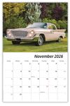 2026 Classic Cars wall calendar