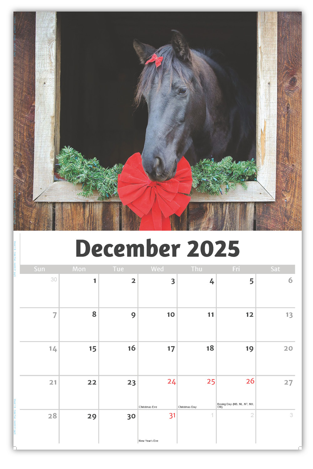 2026 Country Spirit wall Calendar