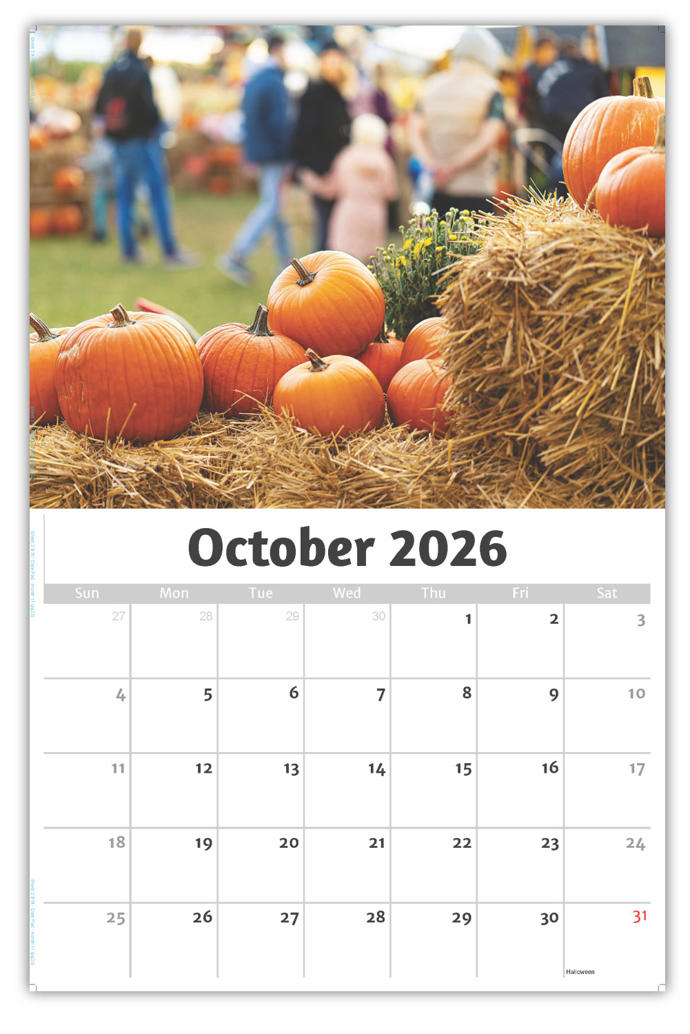 2026 Country Spirit wall Calendar