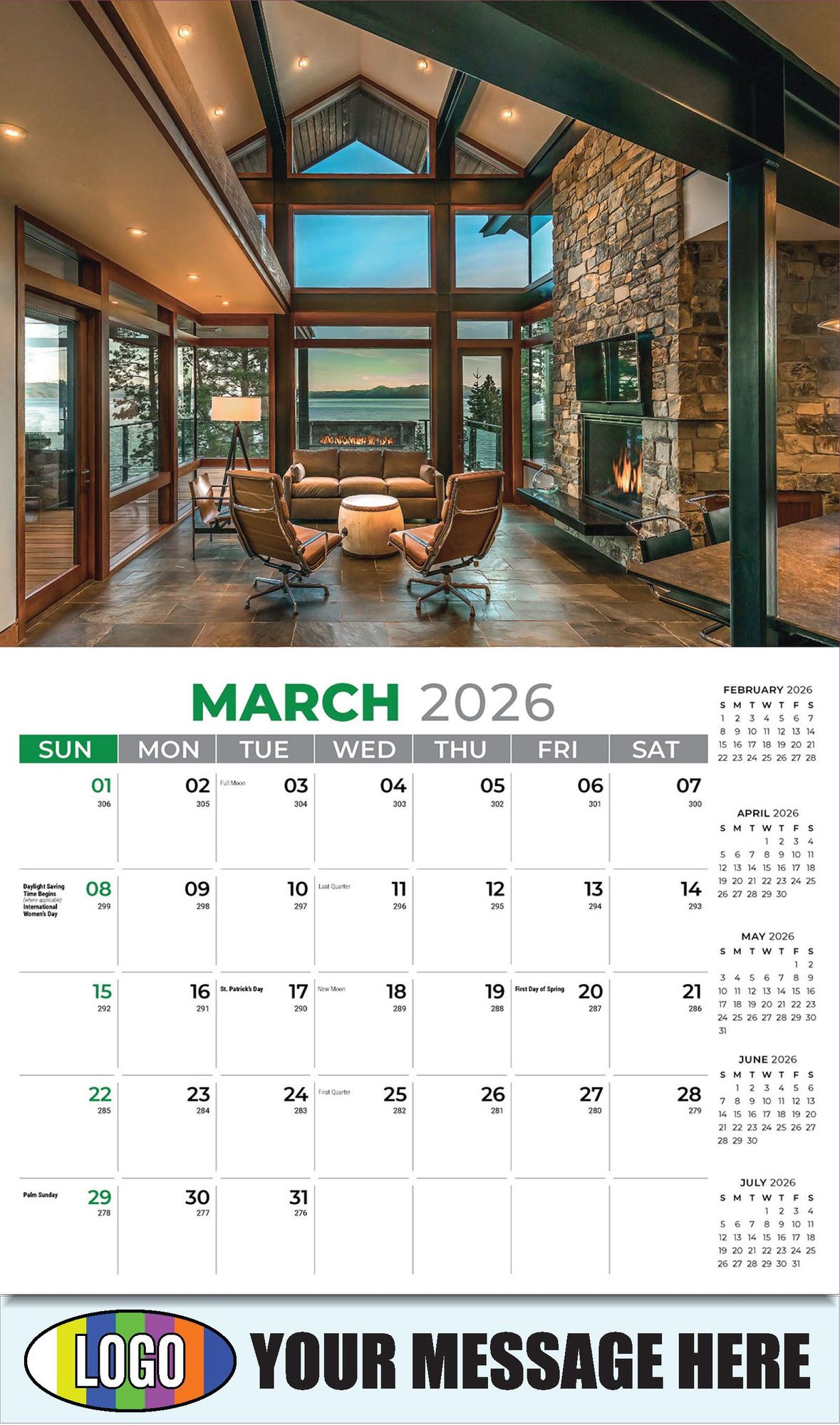 2026 Decor and Design Business Promotional Calendar