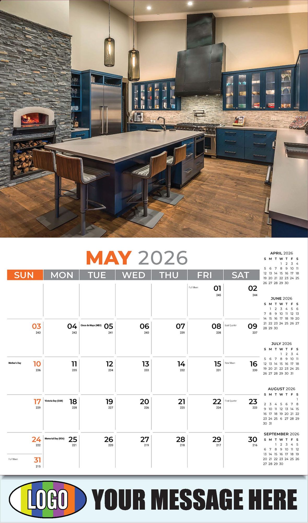 2026 Decor and Design Business Promotional Calendar