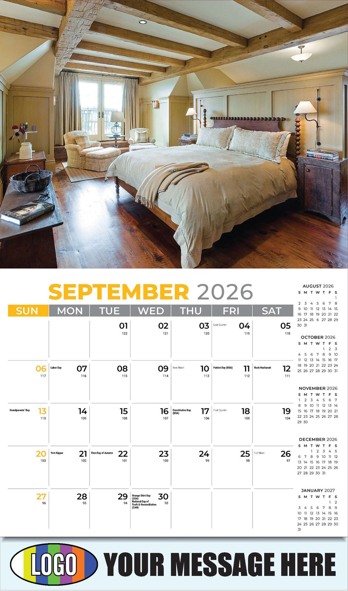 2026 Decor and Design Business Promotional Calendar