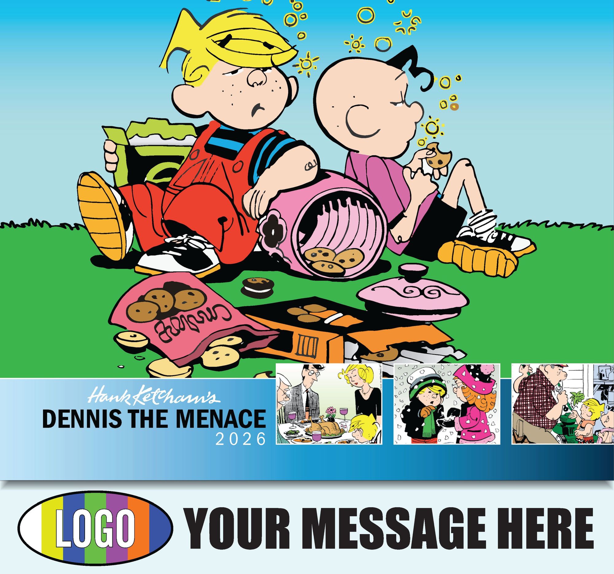2026 Dennis the Menace Business Promotional Calendar
