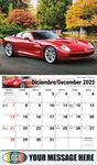 2026 Exotic Cars Bilingual Business Promotional Calendar