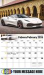 2026 Exotic Cars Bilingual Business Promotional Calendar