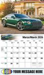 2026 Exotic Cars Bilingual Business Promotional Calendar