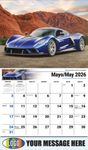 2026 Exotic Cars Bilingual Business Promotional Calendar