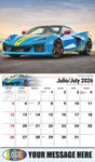 2026 Exotic Cars Bilingual Business Promotional Calendar