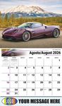 2026 Exotic Cars Bilingual Business Promotional Calendar