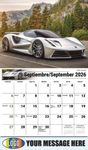 2026 Exotic Cars Bilingual Business Promotional Calendar