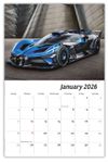 2026 Exotic Cars wall calendar